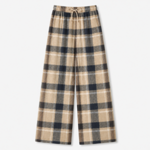 IMG_9365 Leg Days Cozy Wide-Legs – Brown Check