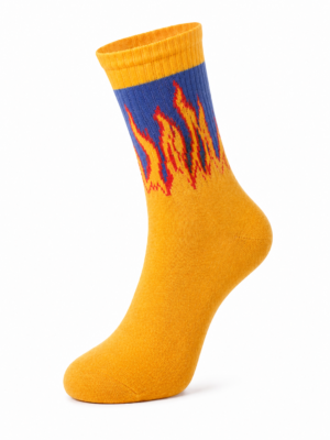 IMG_9840 Blaze Drift Flame Socks – Yellow & Blue