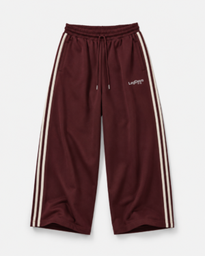 IMG_0805 Maroon Varsity Stripe Track Pants