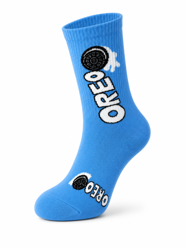 8070906A-A2A1-40CA-ADF5-EAB7CE848A53.png Oreo Crunch Socks – Sky Blue | Special Edition